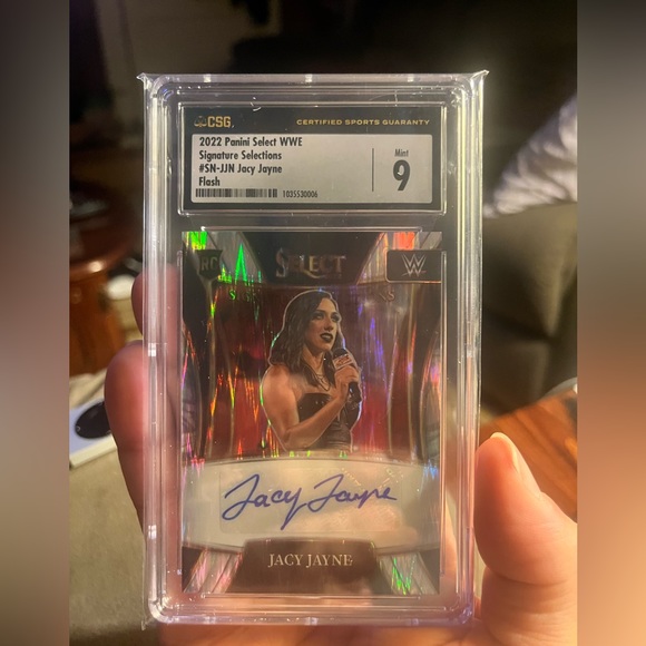 Jacy Jayne RC Silver Flash Auto - Picture 1 of 4